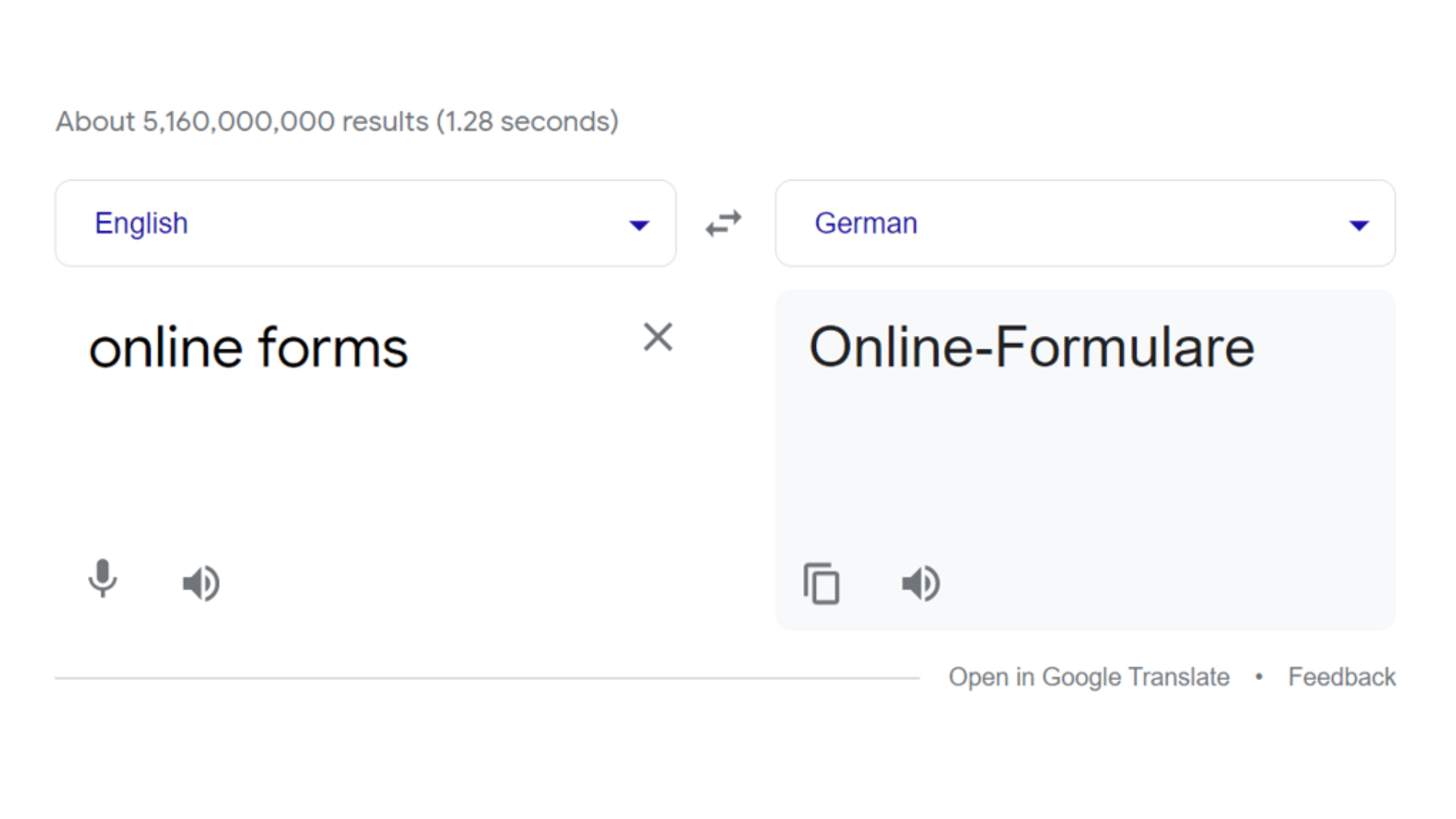 Translating search keyword from English to German using Google Translate