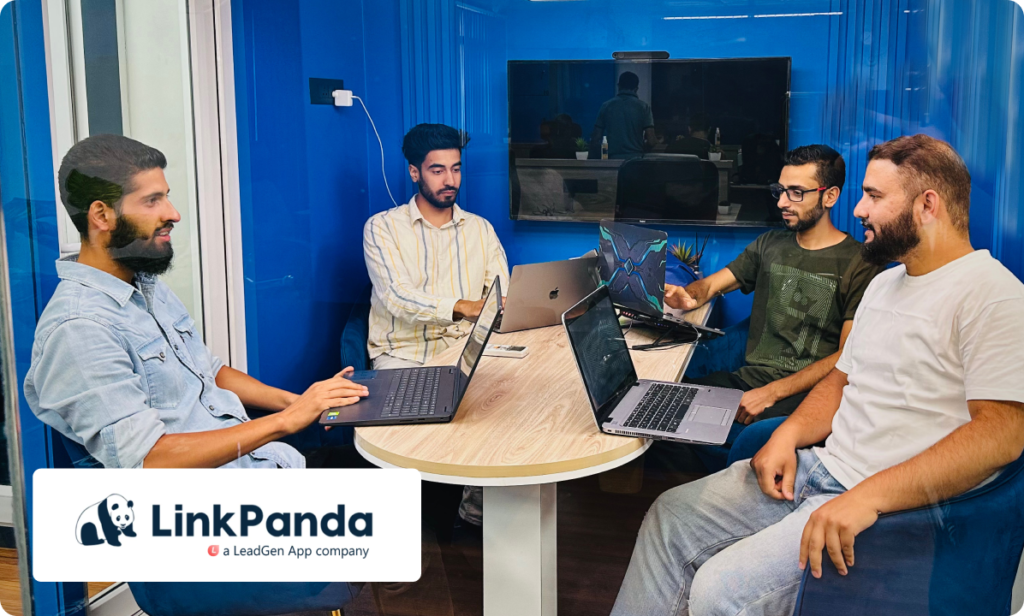 LinkPanda team in office