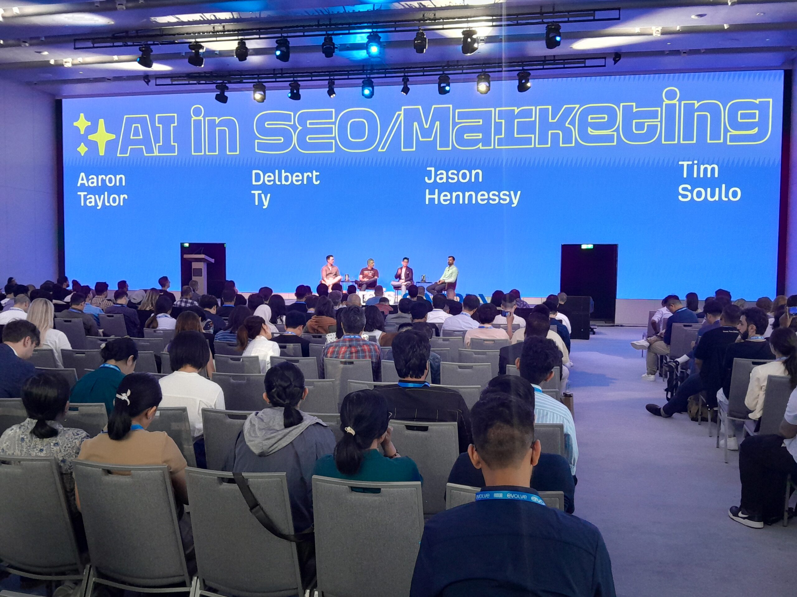 AI in SEO/ Marketing, expert panel in Singapore