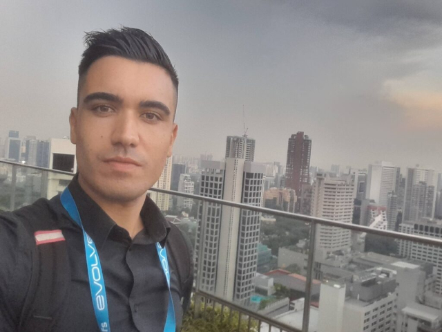 Christopher Lier at Pan Pacific Orchard, Singapore